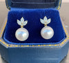 Pearl and Diamond Earrings