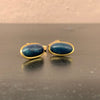 Yellow Gold and Lapis Lazuli Men's Cufflinks
