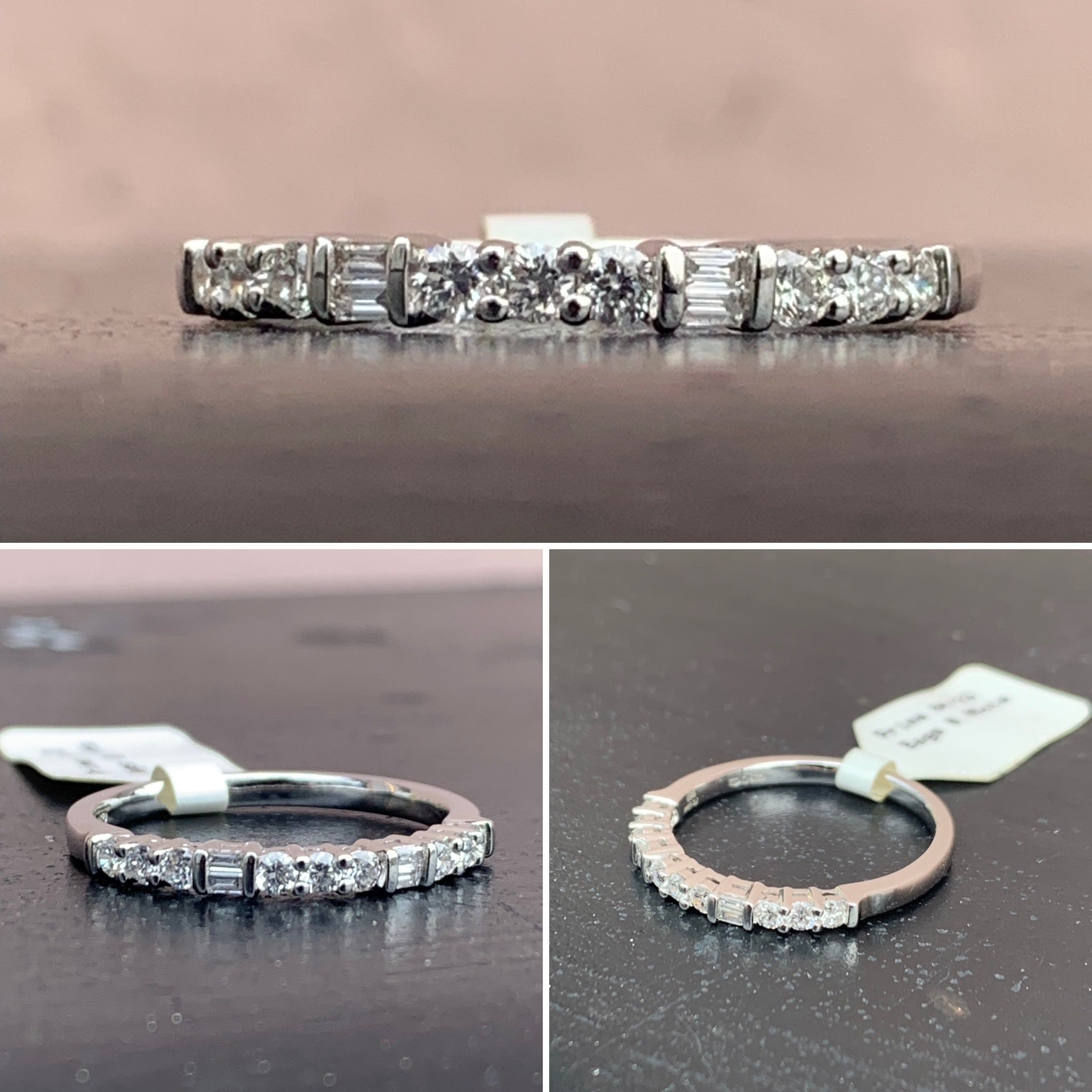 Platinum and Diamond Mixed cut Ring