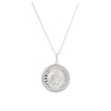 Silver Celtic St. Christopher Medal