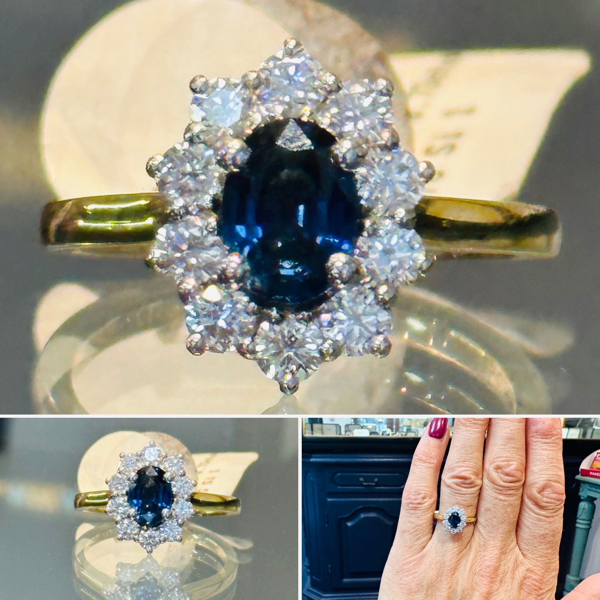 Hannah Mary Sapphire Ring