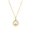 Diamond Claddagh Necklace