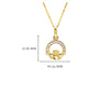 Diamond Claddagh Necklace