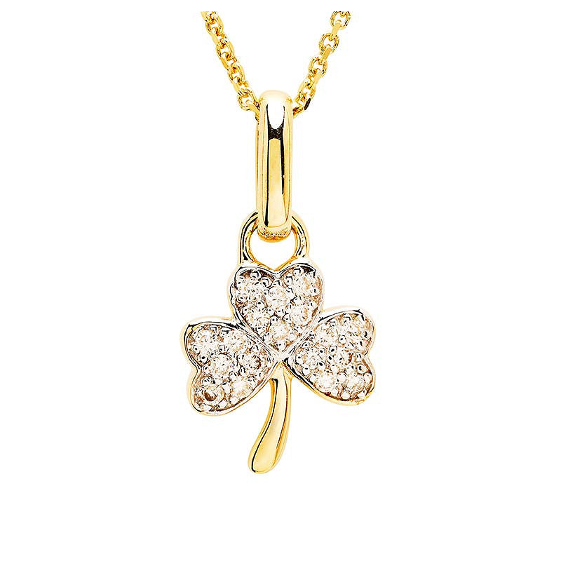 Gold and Diamond Celtic Cross Necklace (Copy) (Copy)