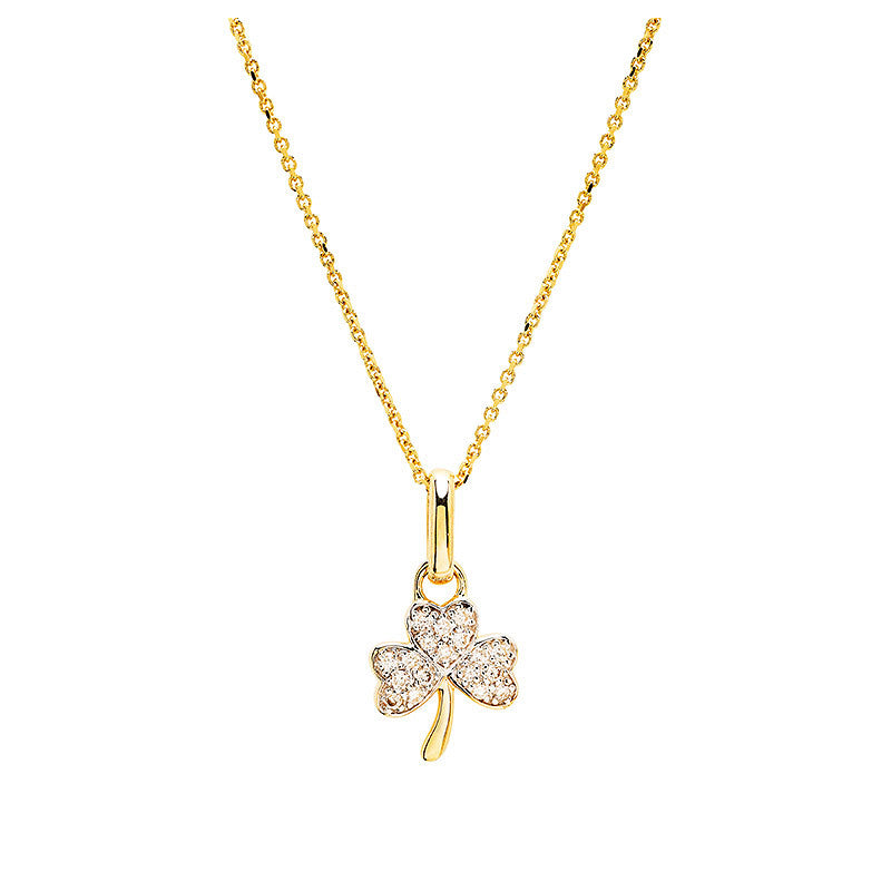 Gold and Diamond Celtic Cross Necklace (Copy) (Copy)