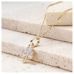 Gold and Diamond Celtic Cross Necklace (Copy) (Copy)