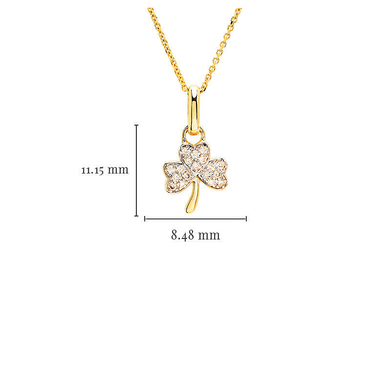 Gold and Diamond Celtic Cross Necklace (Copy) (Copy)