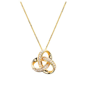 Gold and Diamond Celtic Cross Necklace (Copy)