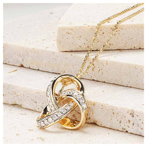 Gold and Diamond Celtic Cross Necklace (Copy)