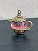 Ornate Teapot Gold Charm