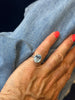 Oval Aquamarine Ring