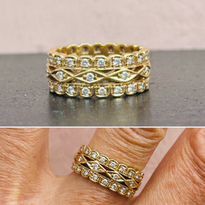 Gold Diamond Eternity Ring