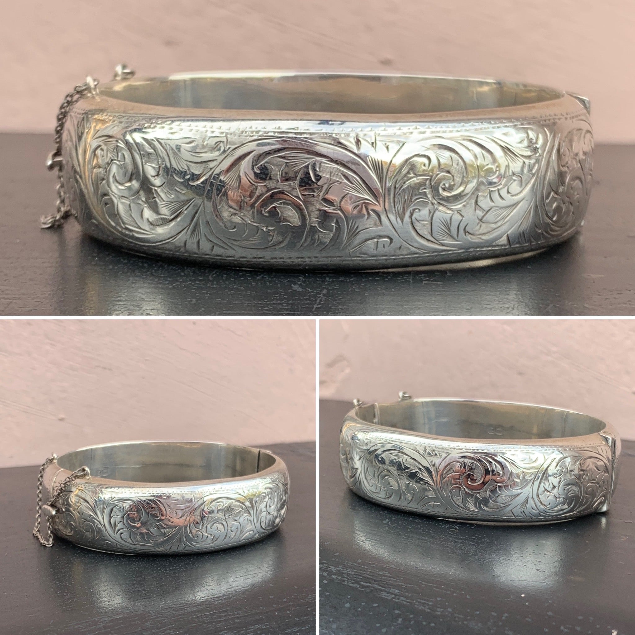 Victorian Silver Bangle