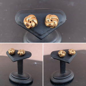 Gold Knob earrings