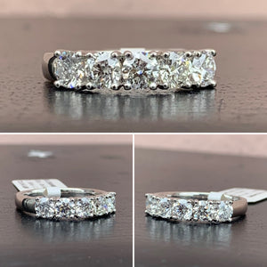Five Stone Diamond Ring 1.18cts