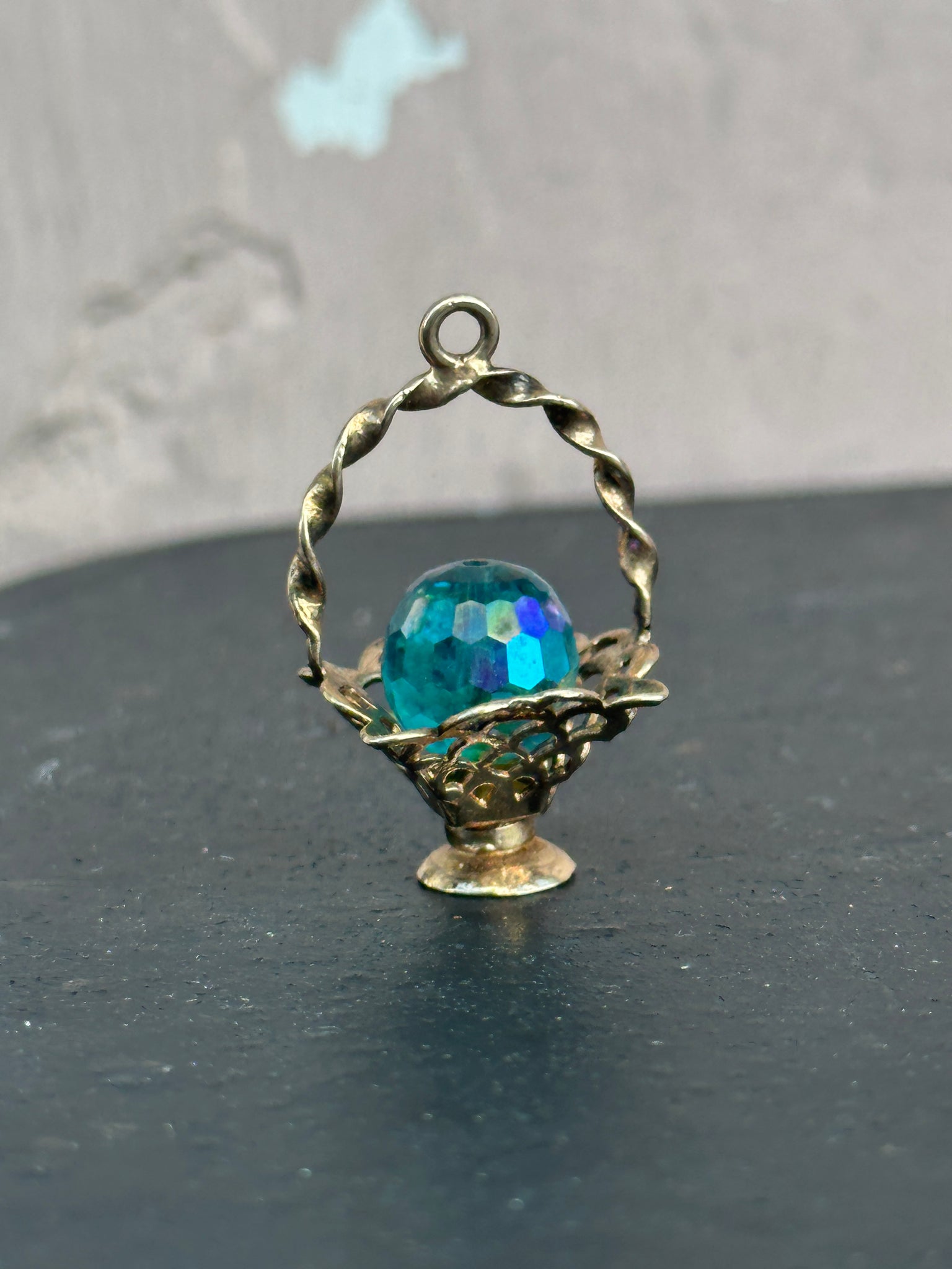 Woven Basket Charm