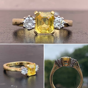 Yellow Sapphire Ring