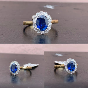 Sapphire Gold Ring