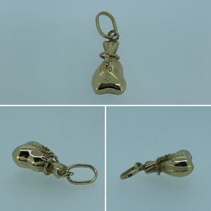 Gold Bag of Money Charm