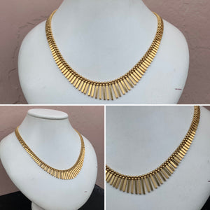 Gold Cubed Necklace