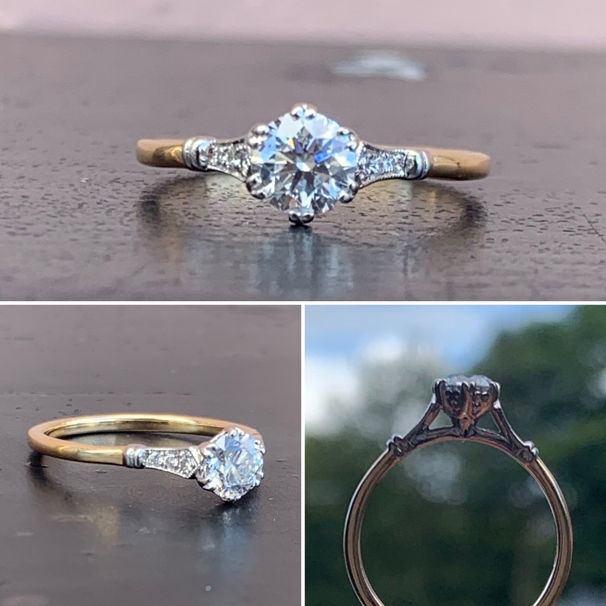 Margot: Diamond Solitaire Ring