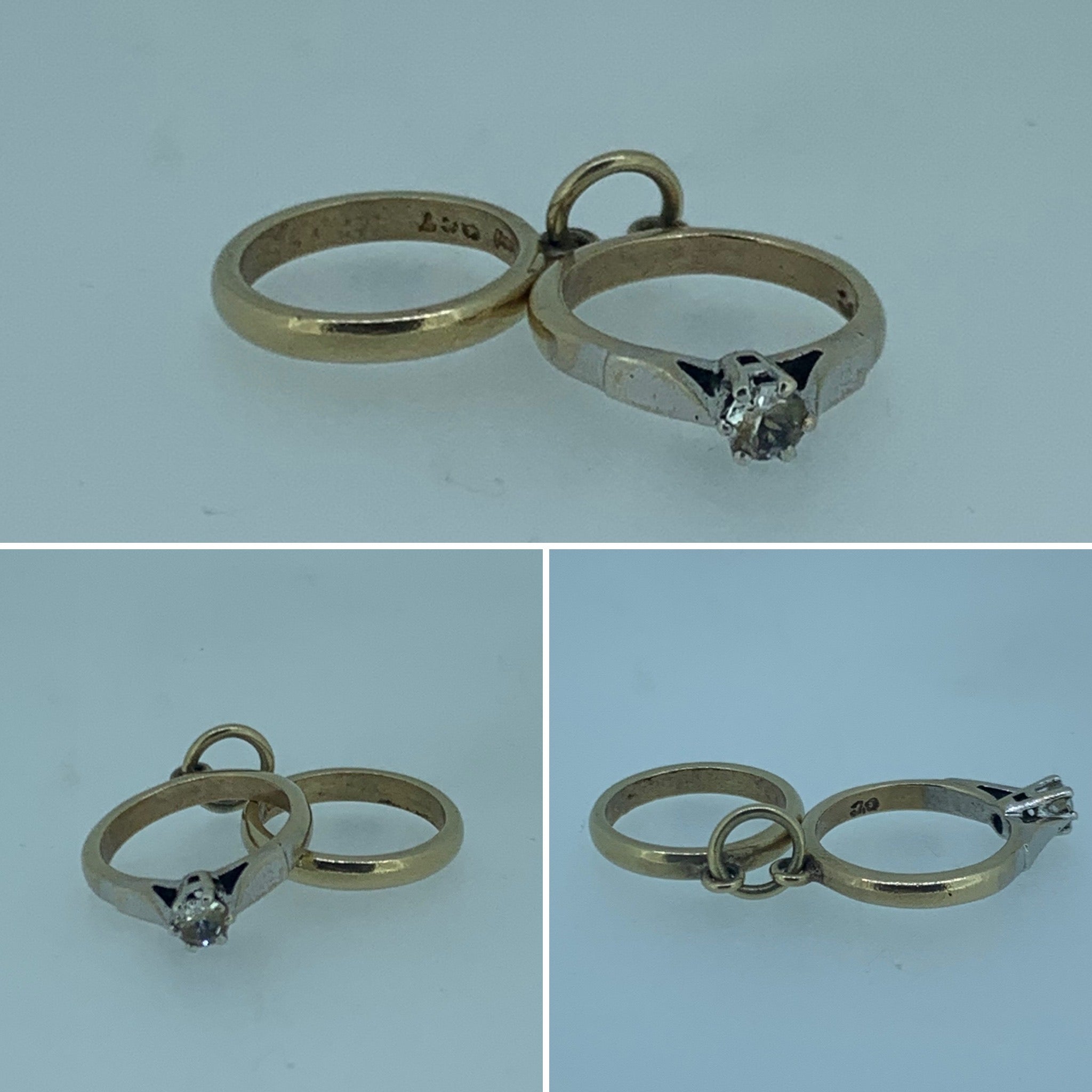 Vintage Gold Engagement Rings Charm