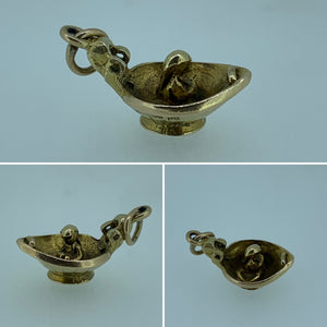 Vintage Gold Gravy Jug Charm