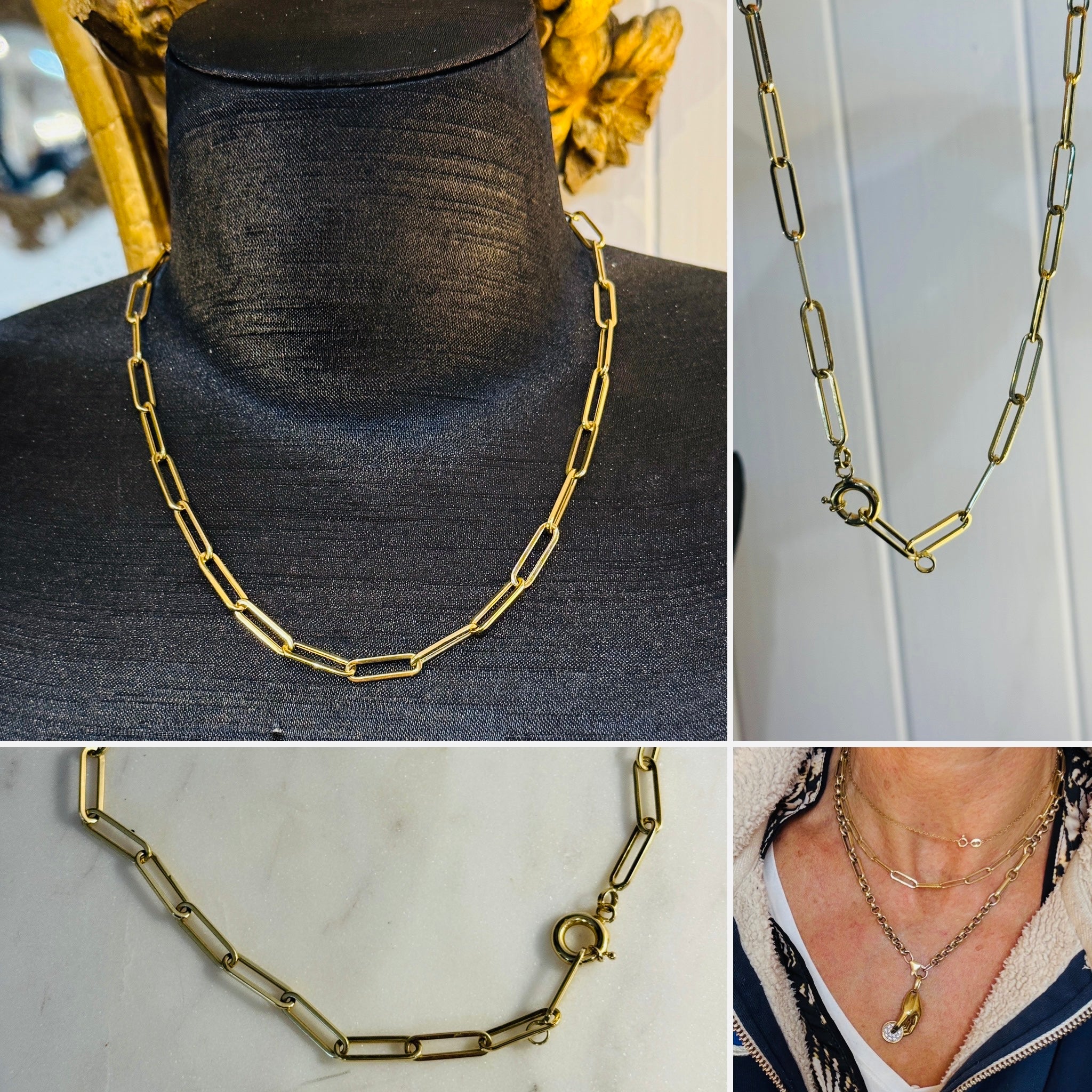 Paperclip Link Chain