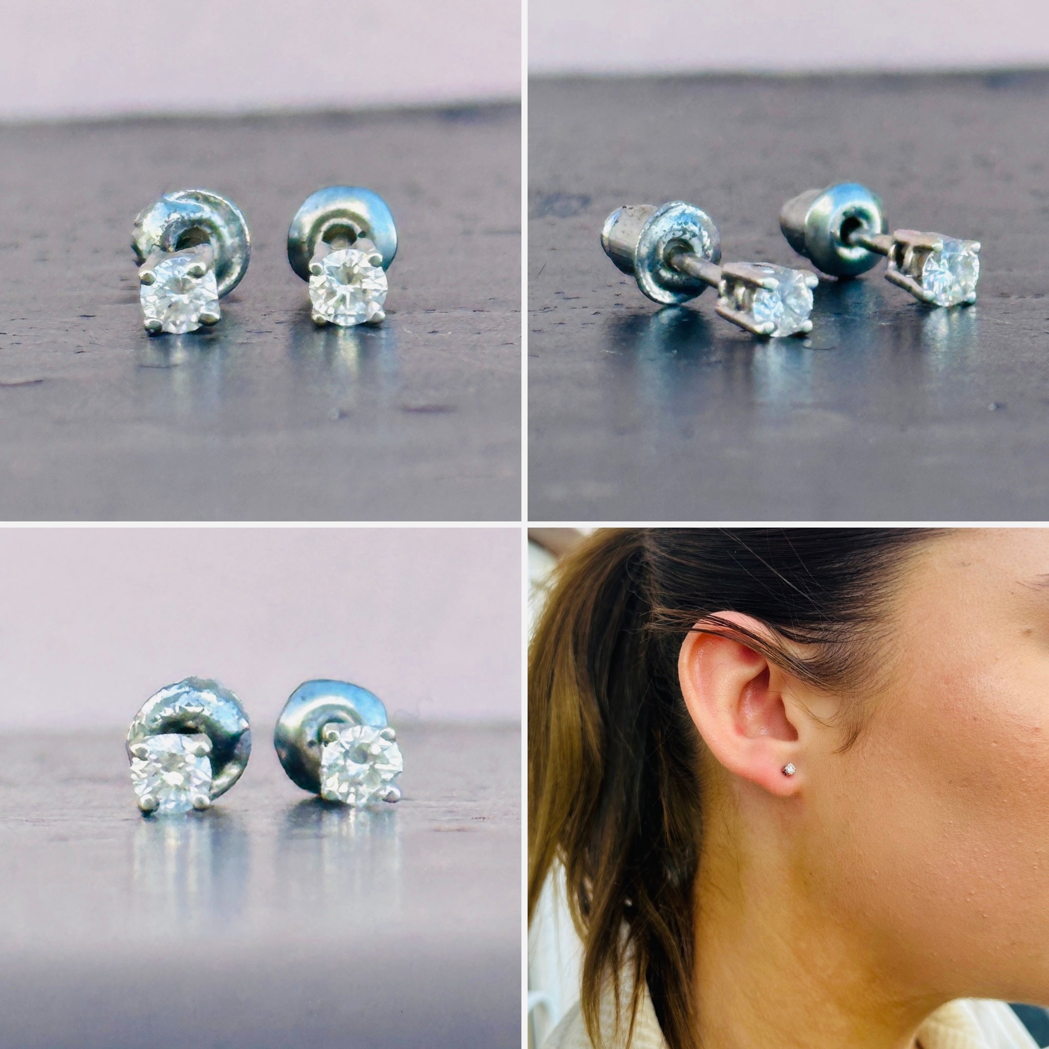 Round  Diamond Studs 0.30 cts