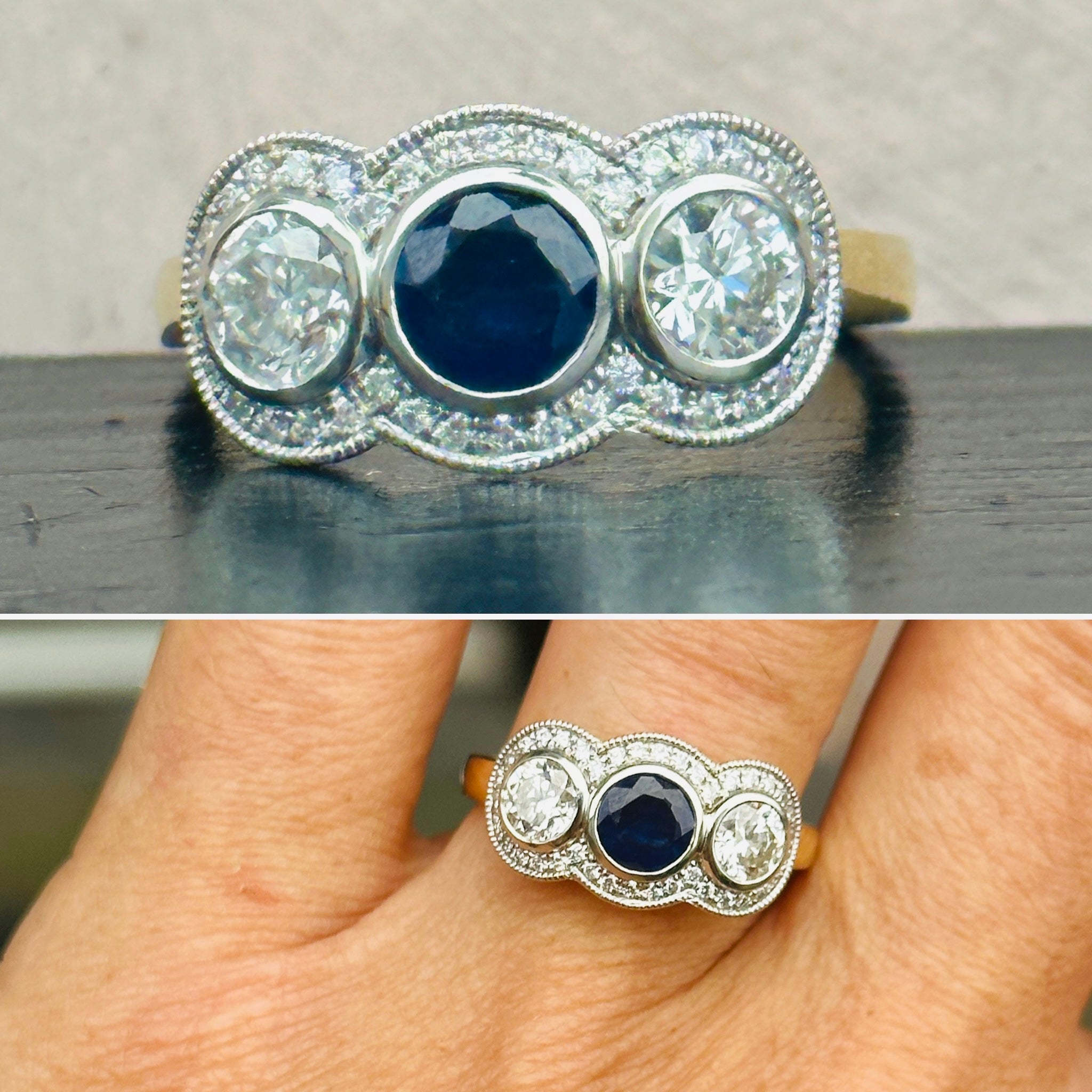 Sapphire Ring: The Flapper