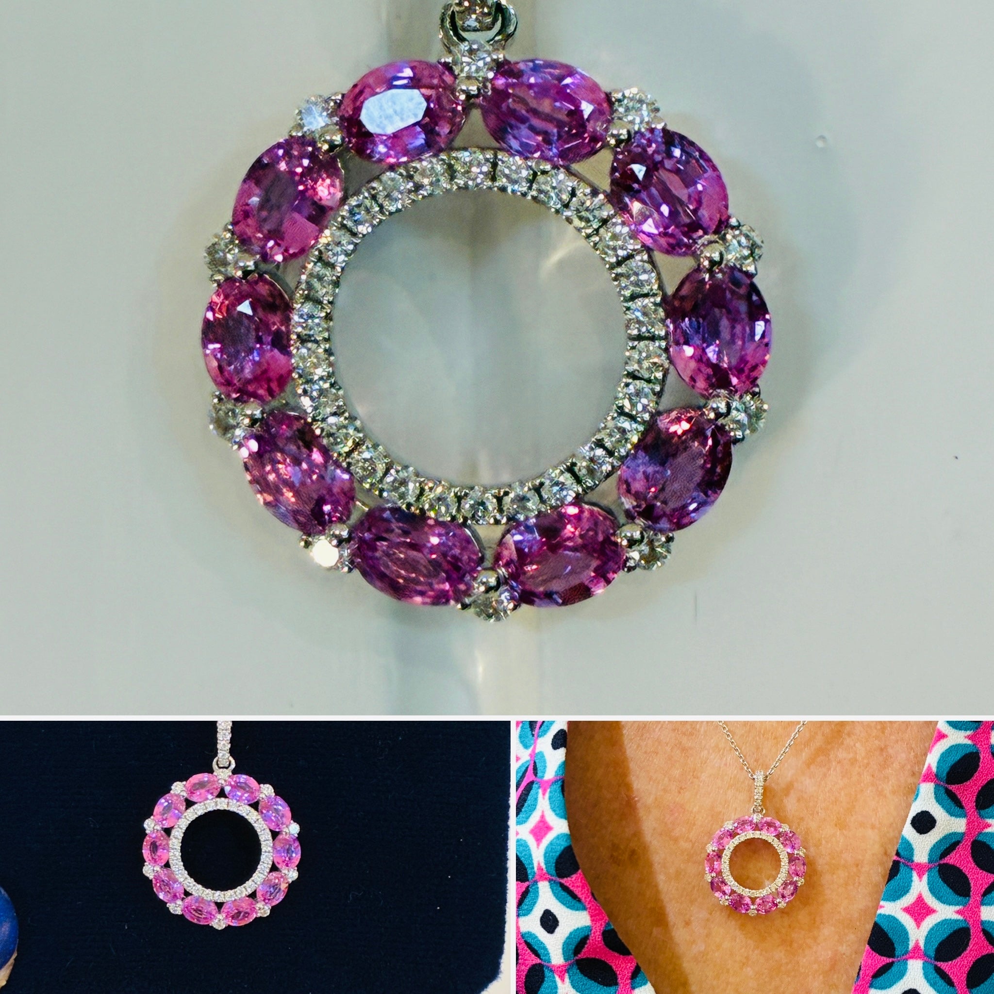 Pink Sapphire Pendant
