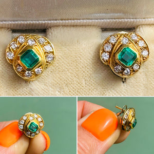 Colombian Emerald Earrings