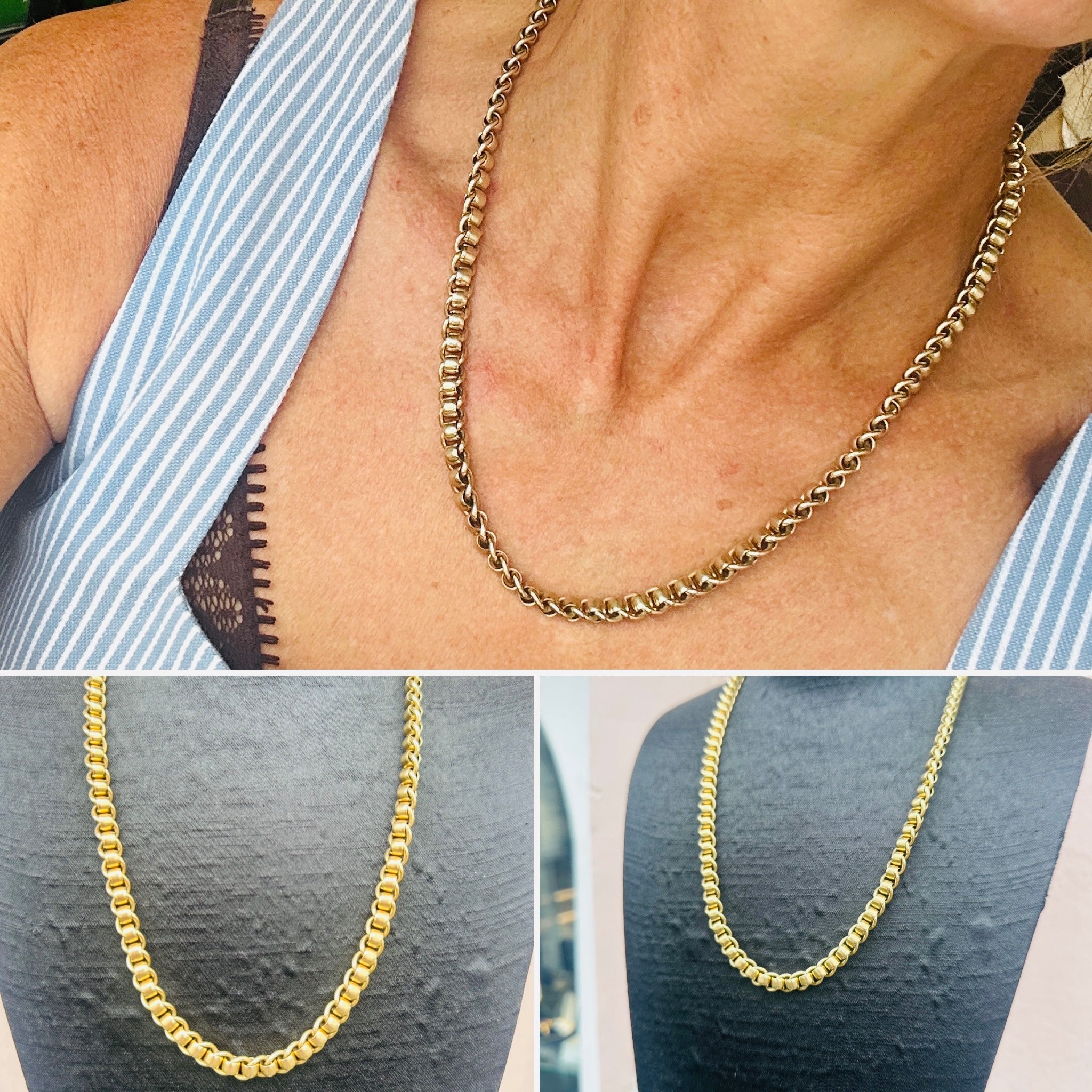 Antique Rollerball Chain