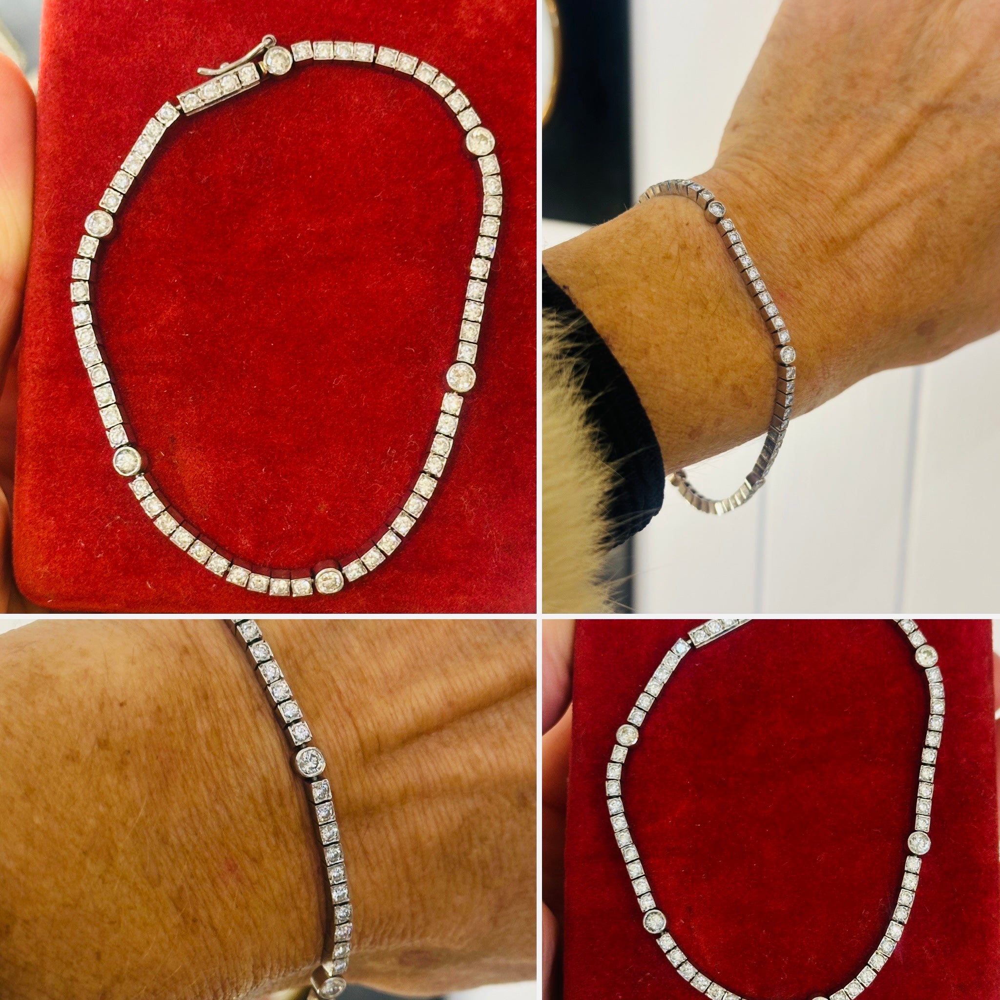 Art Deco Tennis Bracelet