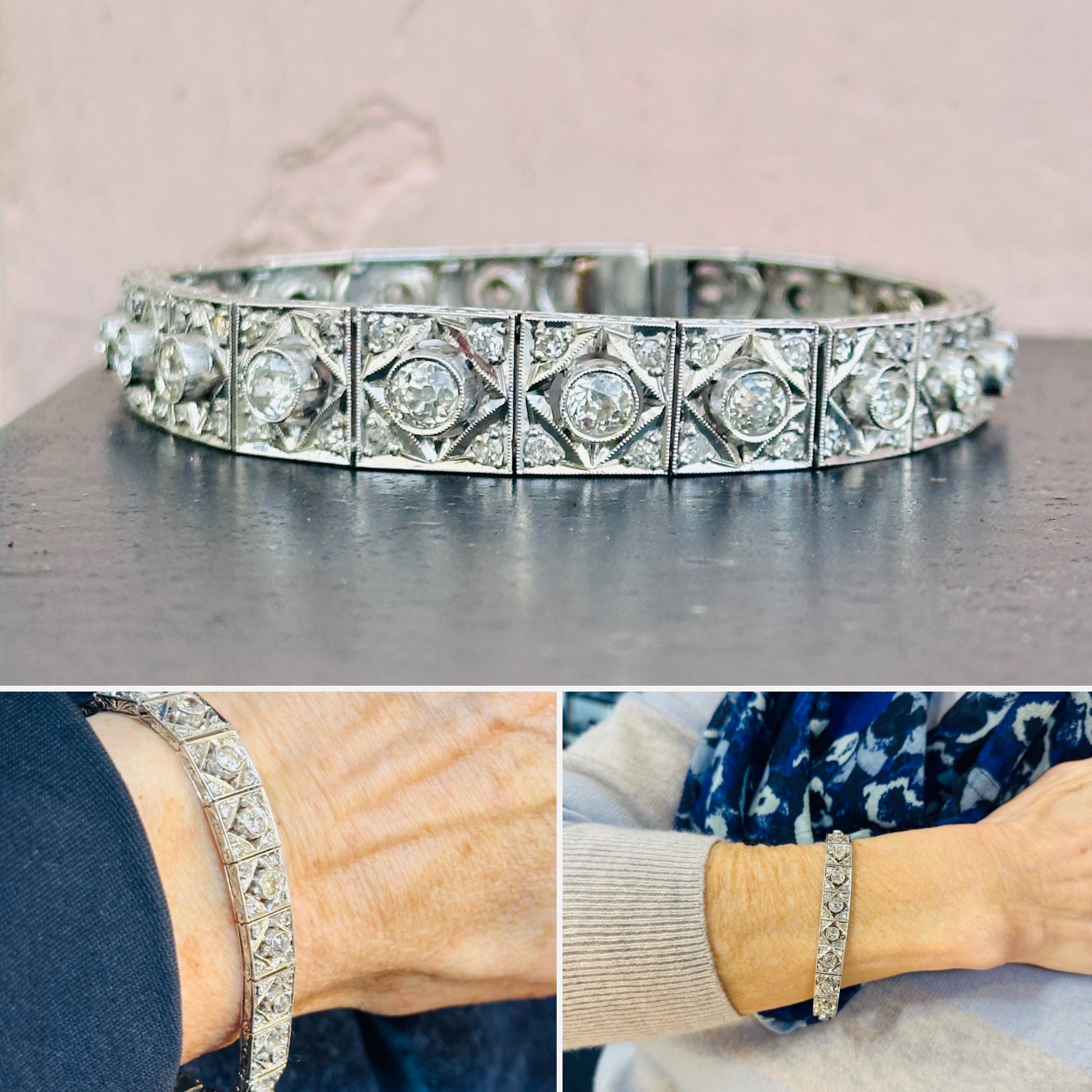 Vintage Diamond Bracelet