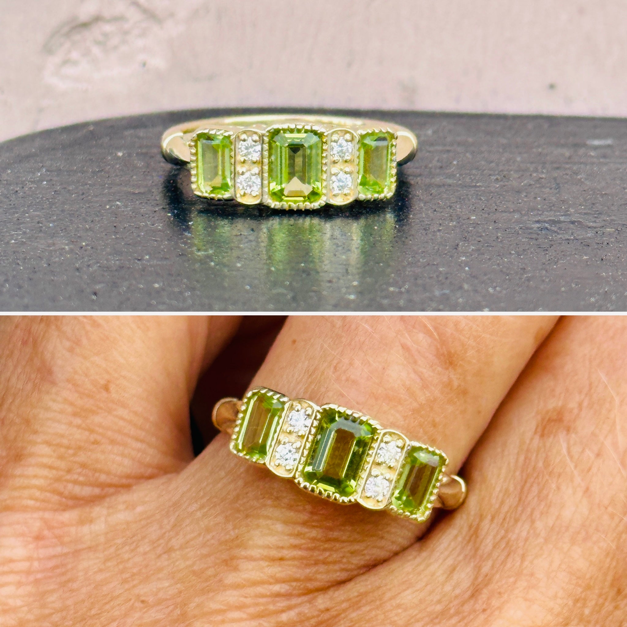 Peridot Eternity Ring