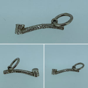 Vintage Silver Cigar Pipe Charm