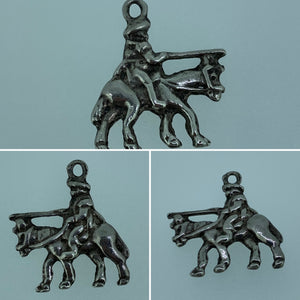 Vintage Silver Cavalry Charm