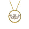 Gold Vermeil Claddagh Necklace