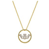 Gold Vermeil Claddagh Necklace