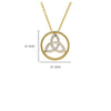 Gold Vermeil Trinity Necklace