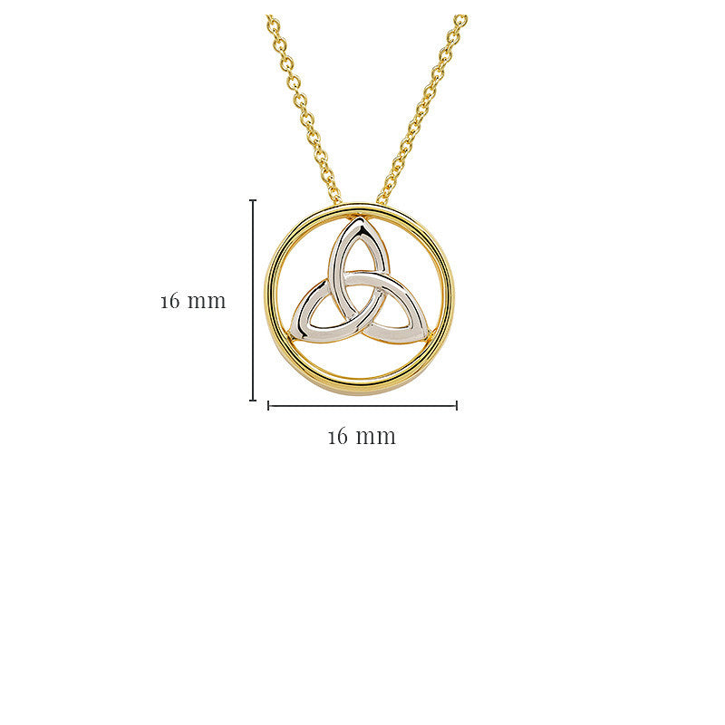 Gold Vermeil Trinity Necklace