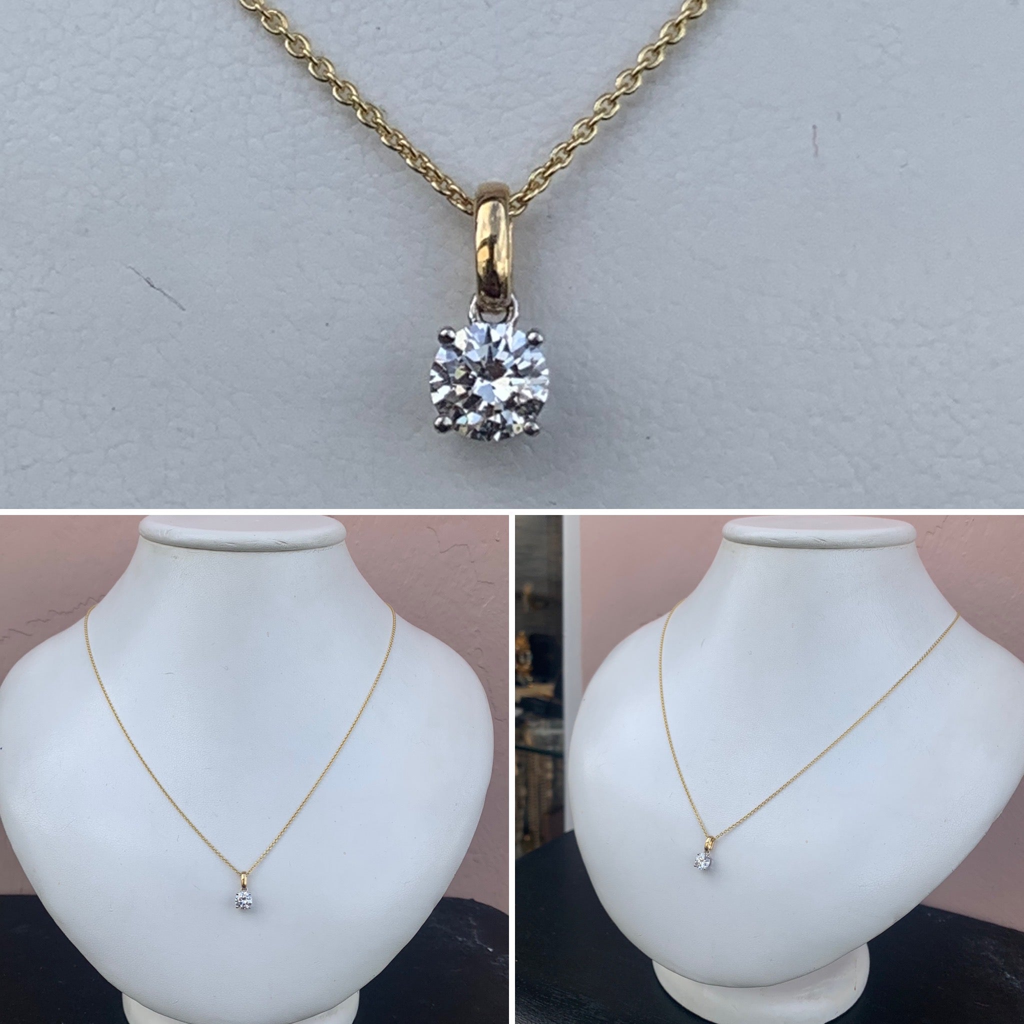 Diamond and Gold Pendant