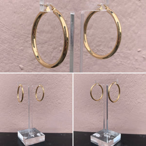 Yellow Gold Hoop Earrings