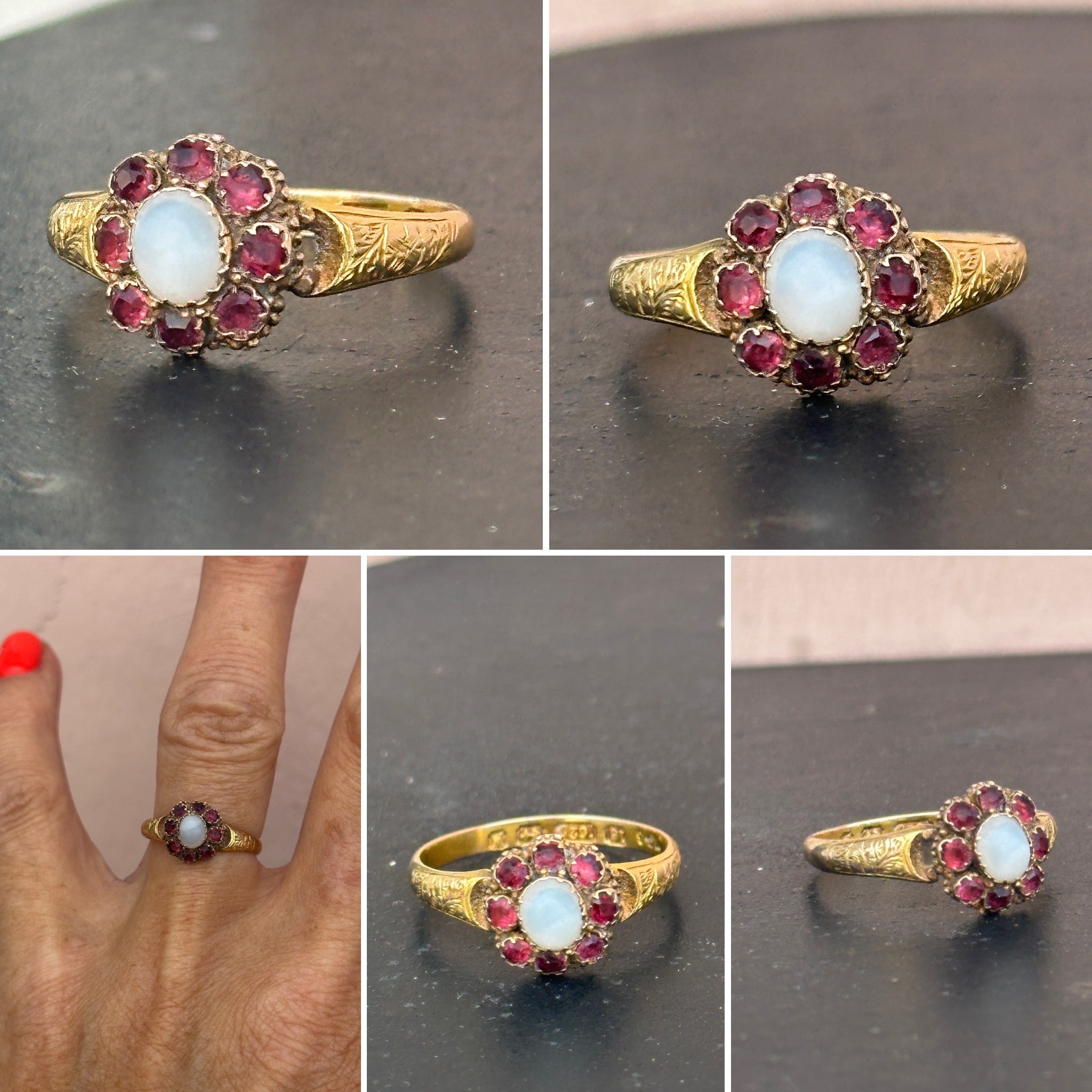 Victorian Garnet Ring