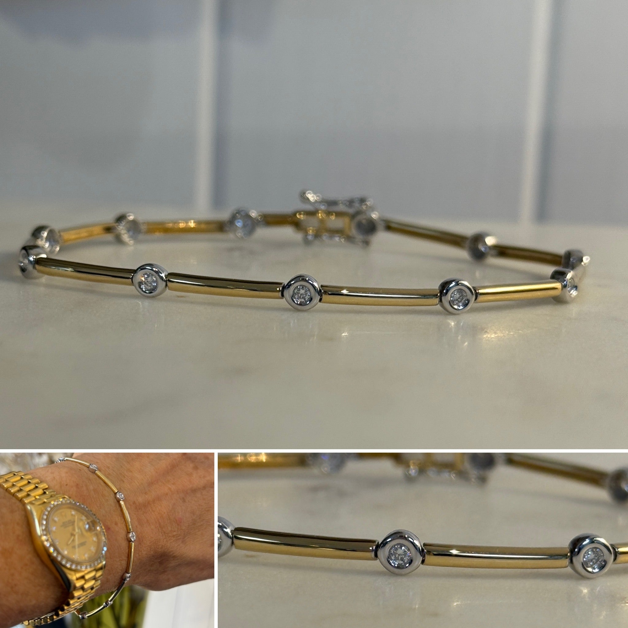 Gold & Diamond Bracelet