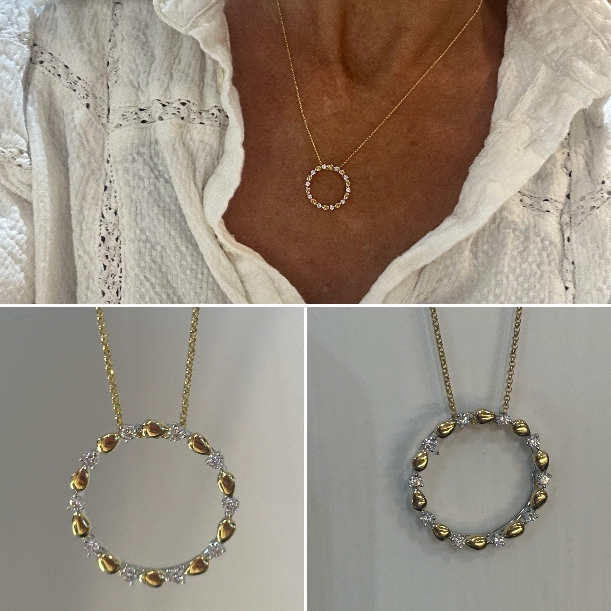 Diamond Circle Pendant
