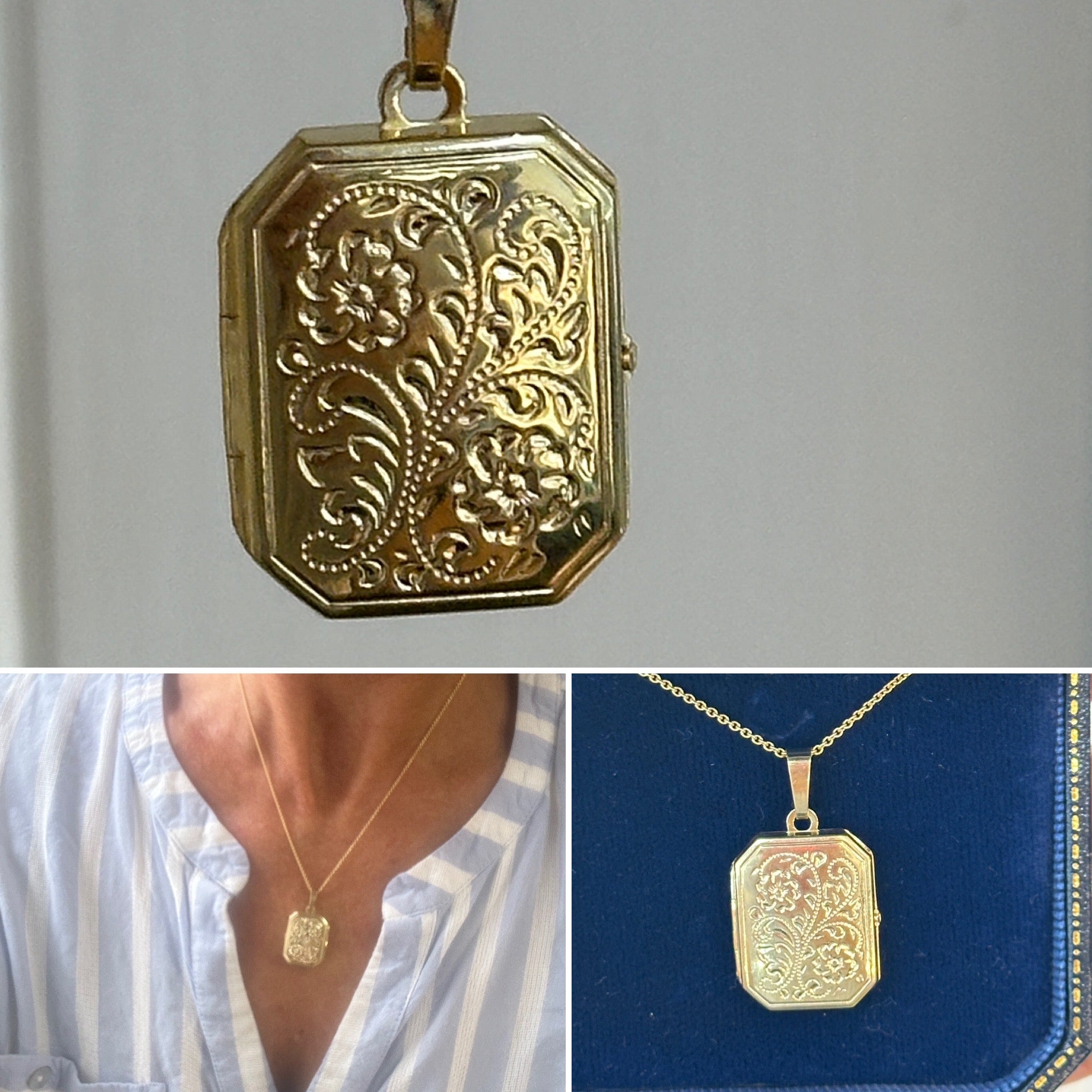 Vintage Rectangular Locket