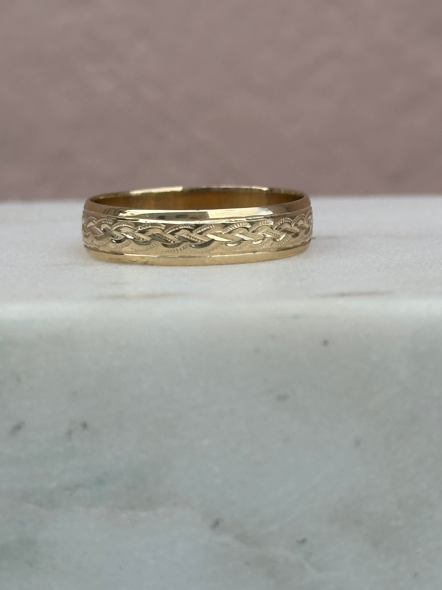Celtic Gold Band Eternity
