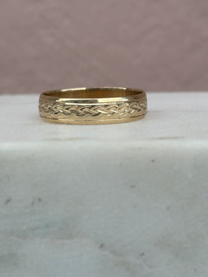 Celtic Gold Band Eternity